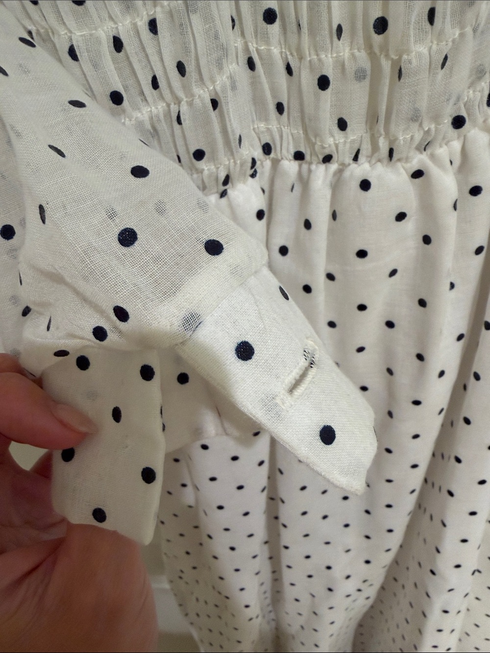 True vintage polkadot maxi dress size XS - Picture 6 of 7